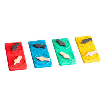 Wissner Dezimalstellenwert Drehräder 4 Stück in 4 Farben