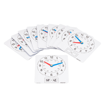 Wissner Folienuhrsatz beschreibbar, 10 Stück