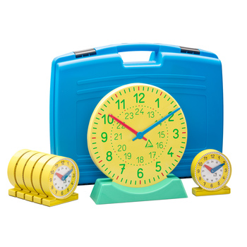 Wissner Klassensatz 1: Lernuhr & 24x Schüleruhr im Kunststoffkoffer