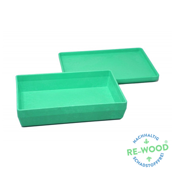 Wissner RE-Wood® Box klein inkl. Deckel grün
