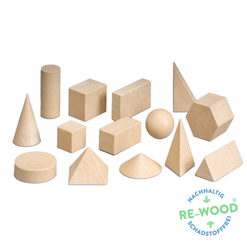 Wissner RE-Wood® Geometriekörpersatz 