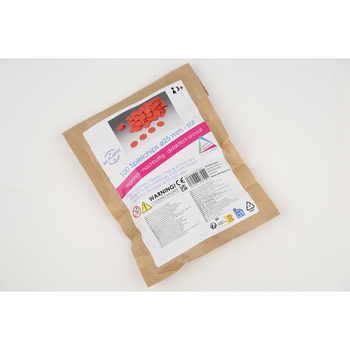 Wissner Spielchips rot 100 Stück, 25 mm Durchmesser