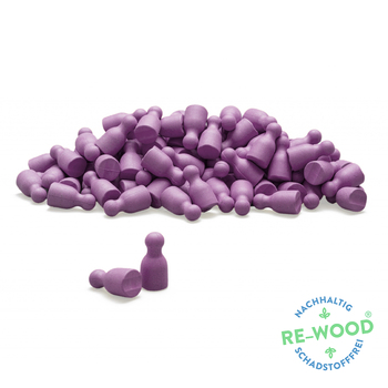 Wissner Spielfiguren lila 100 Stück