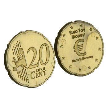 Wissner Spielgeld 20 Cent Münze 100 Stück