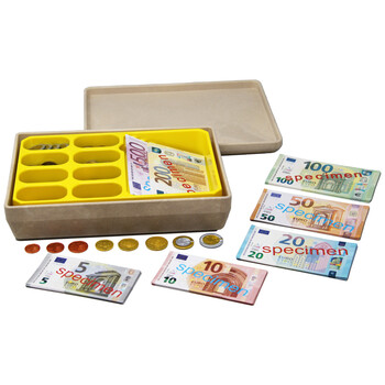 Wissner Spielgeldbox, 130 Scheine & 160 Münzen