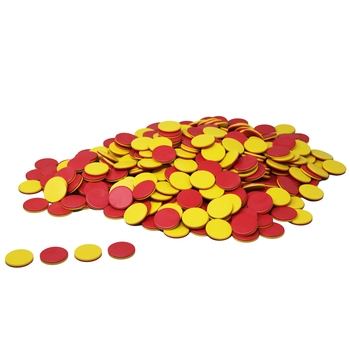 Wissner Wendeplättchen rot/gelb 400 Stück