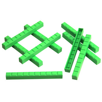 Wissner Zehnerstäbchen grün 50 Stück