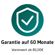 Garantieverlängerung auf 60M, Warenwert ab 80,00€