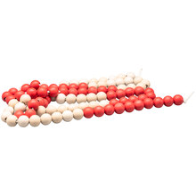 Wissner 100er Raum Riesen Rechenkette rot/weiß