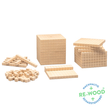 Wissner Dienes Holzklötze Grundsortiment 121-teilig naturfarben