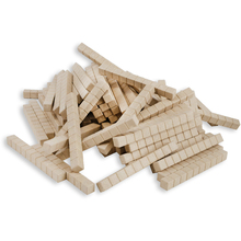 Wissner Dienes Zehnerstäber naturfarben 100 Stück