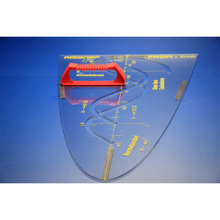 Wissner Parabelschablone Profi Linie magnetisch Maßstab 5:1