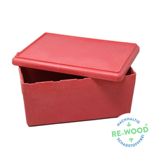 Wissner RE-Wood® Box groß mit Deckel rot