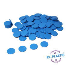 Wissner Spielchips Ø25mm blau 100 Stück